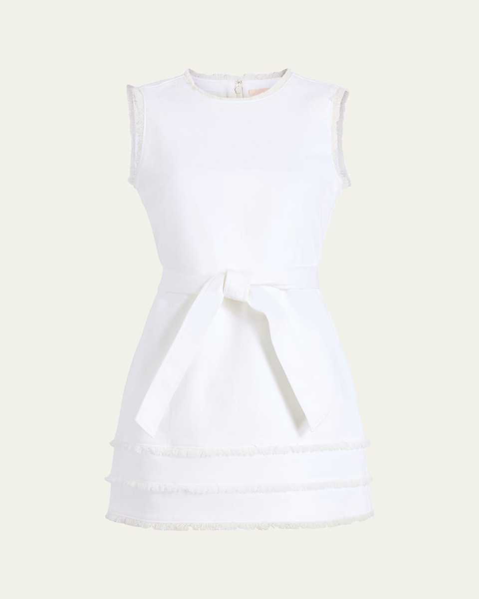 Mindie Sleeveless Fringe Mini Dress